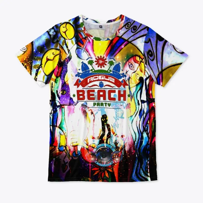 ROGUE BEACH PARTY WOMENS T-SHIRT