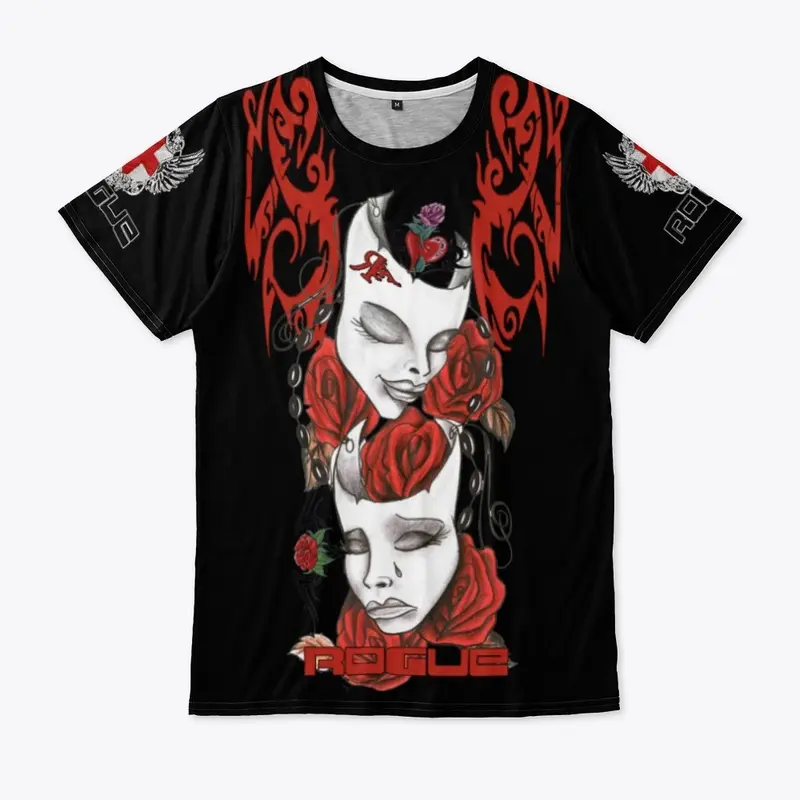 ROGUE DRAMA TATTOO GRAFFITI ART T-SHIRT