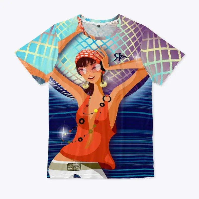 ROGUE DISCO DANCER GRAFFITI T-SHIRT